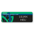 Rectangle Full Color Personalized Badge (FCP) 1" x 3"